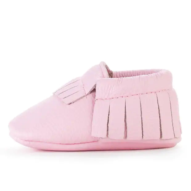 Light Pink Baby Moccasins