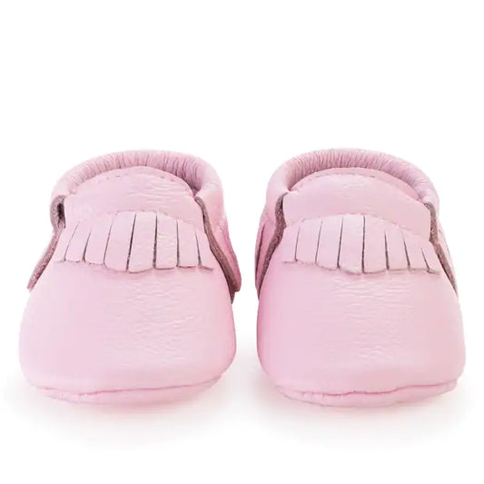 Light Pink Baby Moccasins