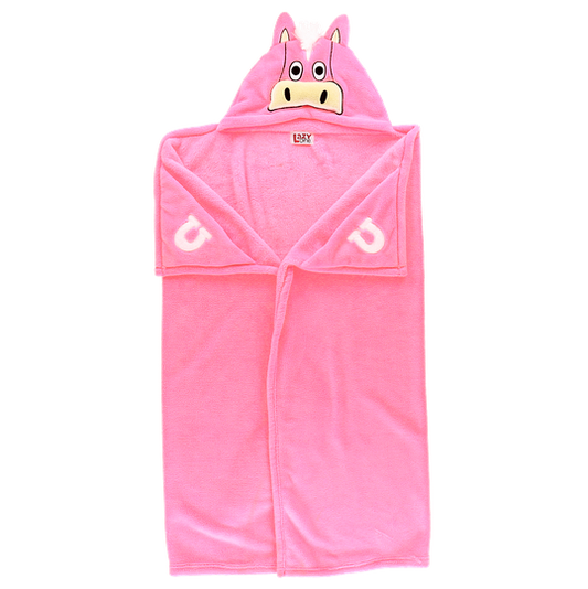 Pink Horse Critter Blanket