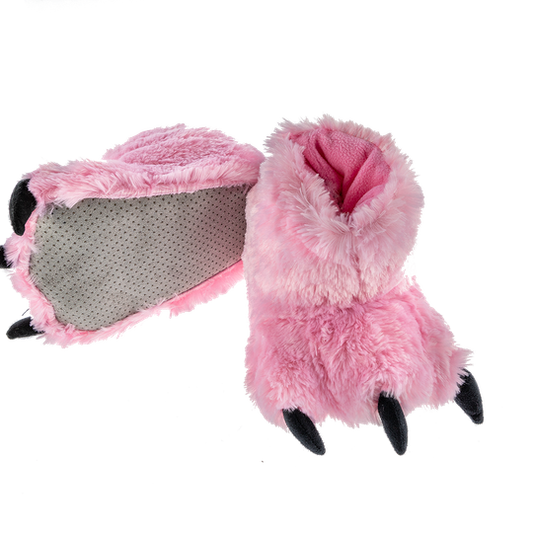 Pink Bear Paw Slipper