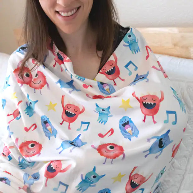 Monster Infant Car Seat/Nursing Cover