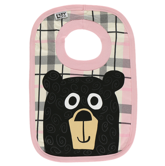 Bear Hug Pink Bib