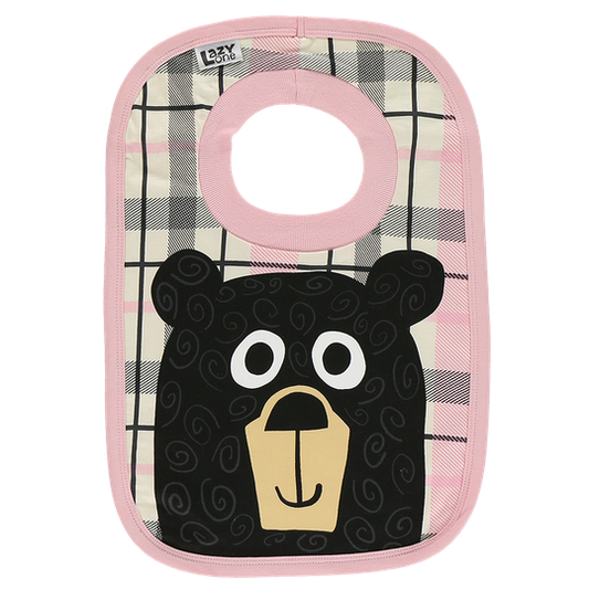 Bear Hug Pink Bib