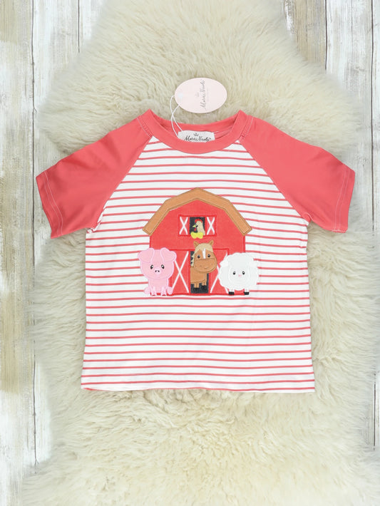 Farmer Friends Striped T-Shirt