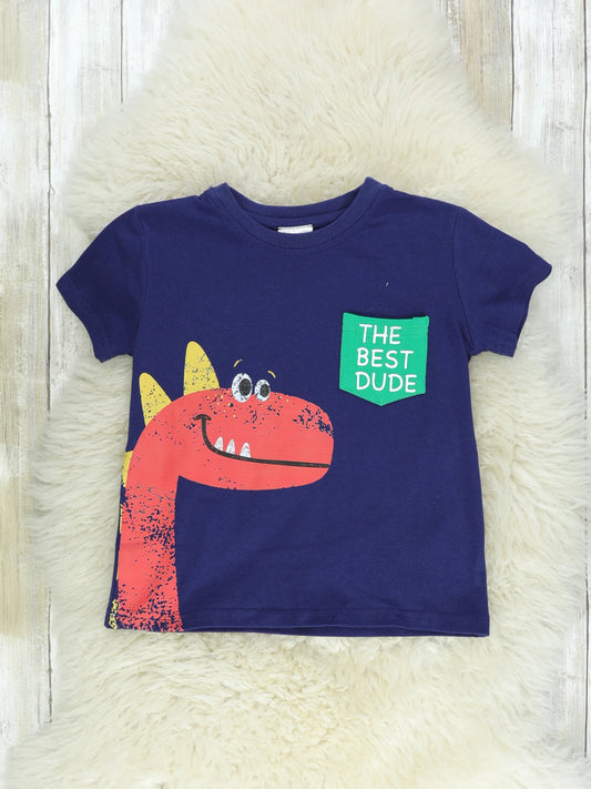 THE BEST DUDE Dinosaur T-Shirt