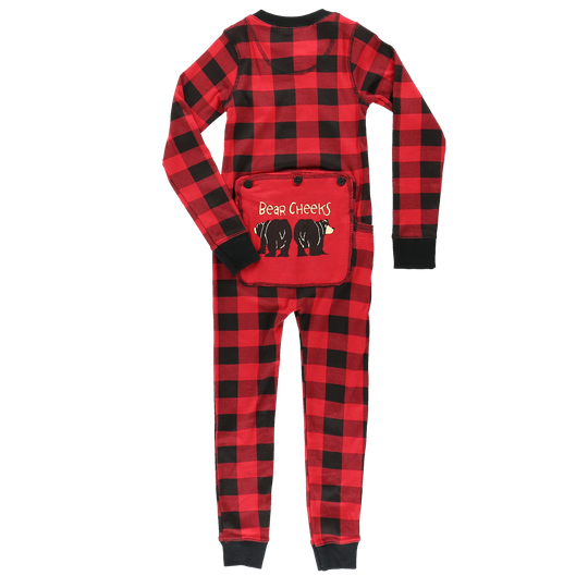 Bear Cheek Plaid Kid Flapjack