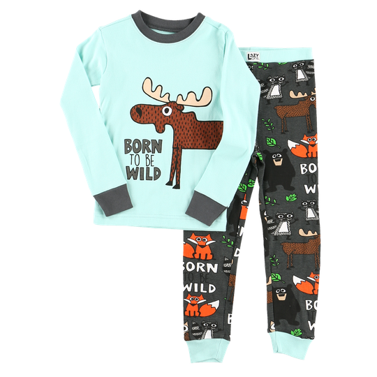 Born Wild Kid PJ Set