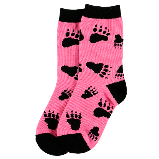 Bear Hug Pink Kid Sock