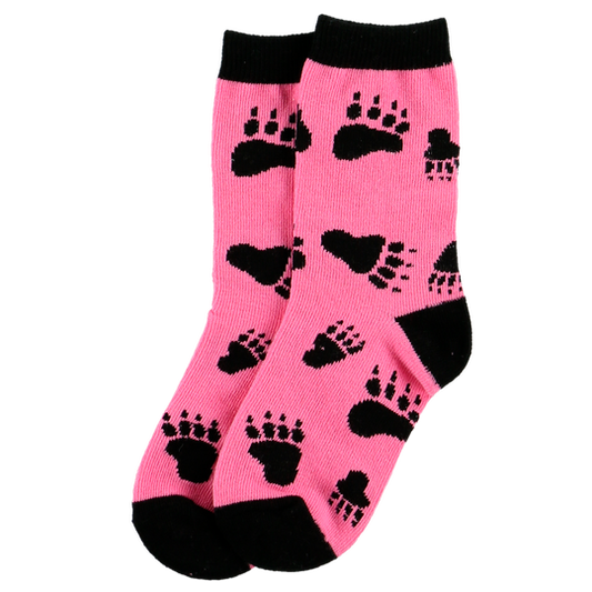 Bear Hug Pink Kid Sock