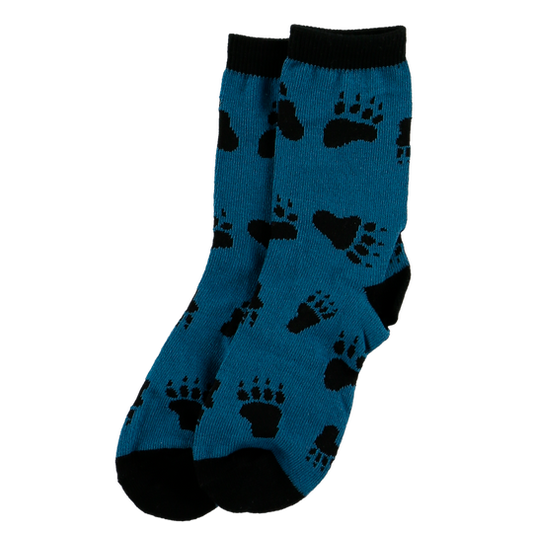 Bear Hug Blue Kid Sock