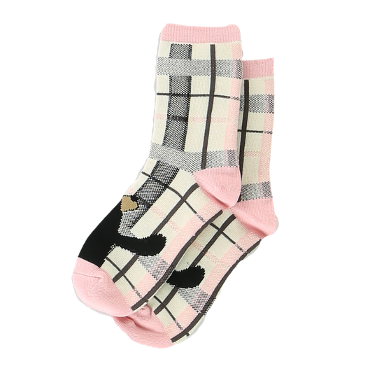 Bear Hug Pink Kid Sock