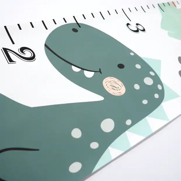 Canvas Kids Growth Chart - Dino