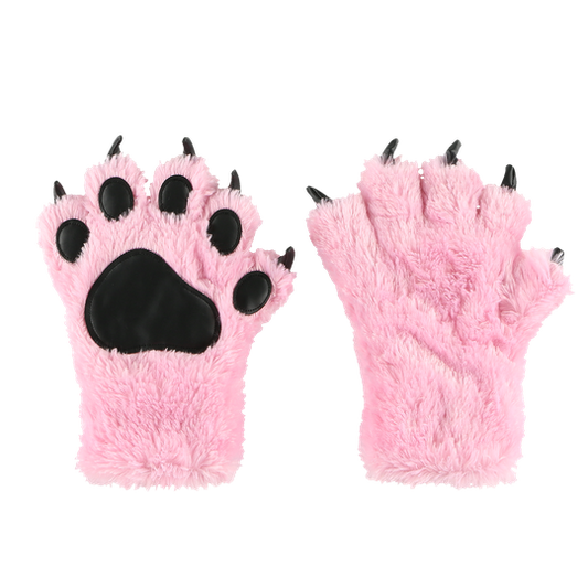 Pink Paw Mitts Toddler