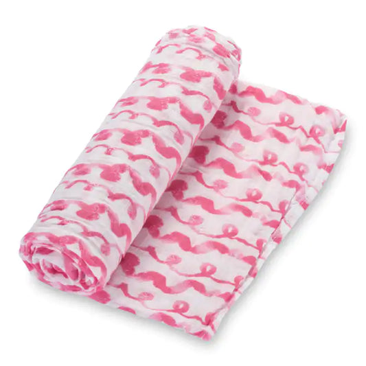 On Wednesdays We Wear Pink Swaddle