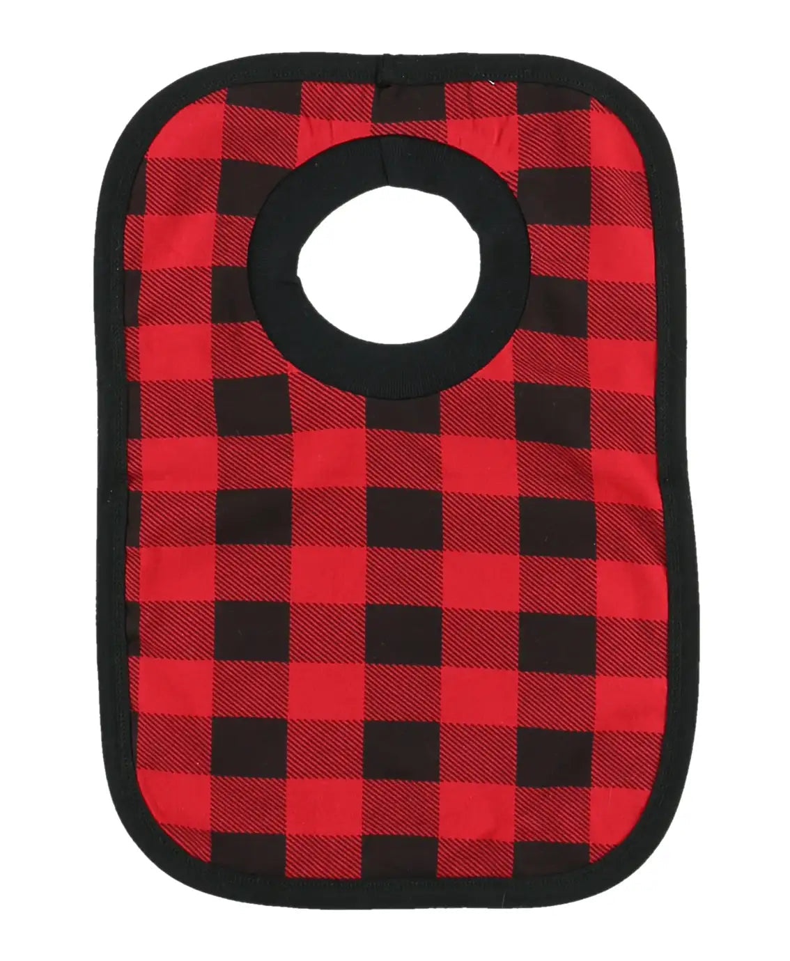 Bear Plaid Infant Bib