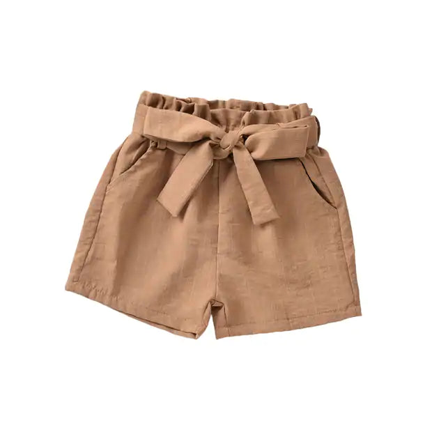 Pull on shorts ~ Camel