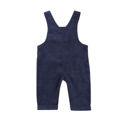 Corduroy Overalls - Navy