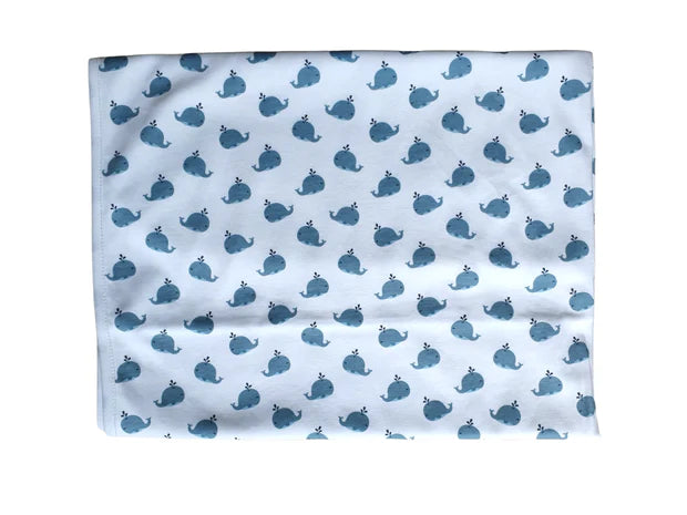 Benben Baby Whales Blanket - Made With 100% Pima Cotton